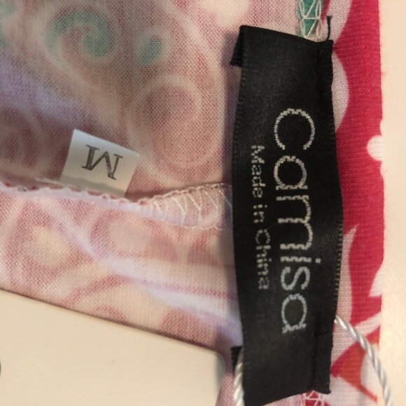 🌹 Camisa Red Paisley Tunic Dress (M) – Sophisticated Winter Pairings - Picture 9 of 12